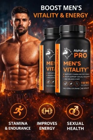 AlphaFuel Pro boosts testosterone and vitality naturally
